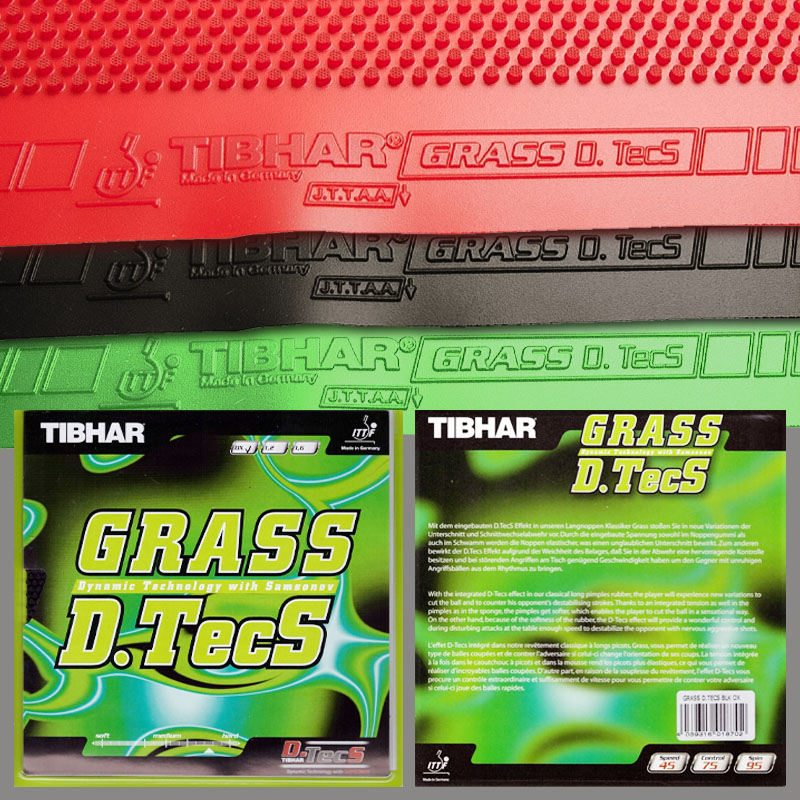 Table Tennis Market - TIBHAR Grass D.TecS 탁구 고무 시트