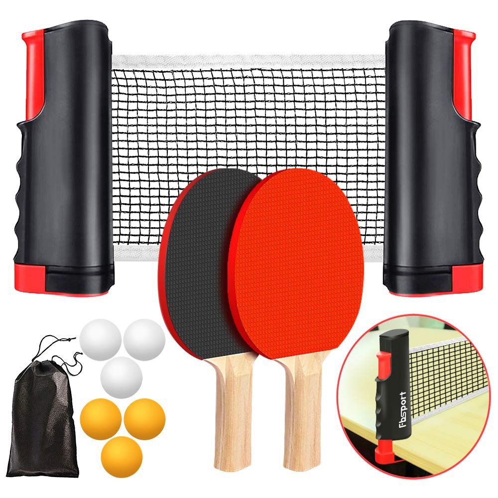 Table Tennis Kit Bag - 접이식 탁구 네트 프레임 세트, 휴대용