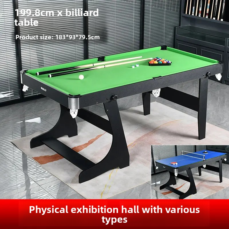 Table Tennis Kids - 6피트(1.8m) 접이식 당구대, 3 in 1