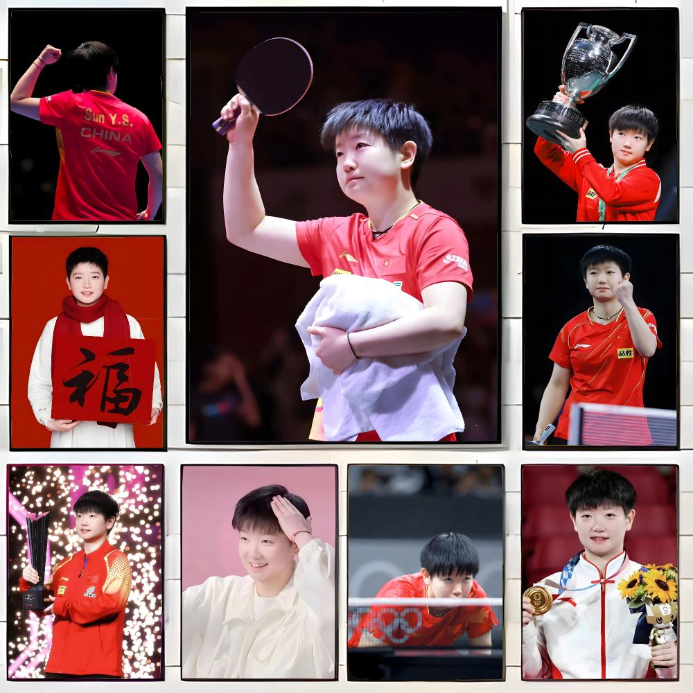 Table Tennis Champion - 챔피언 탁구 선수 S-Sun Yingsha 포스터