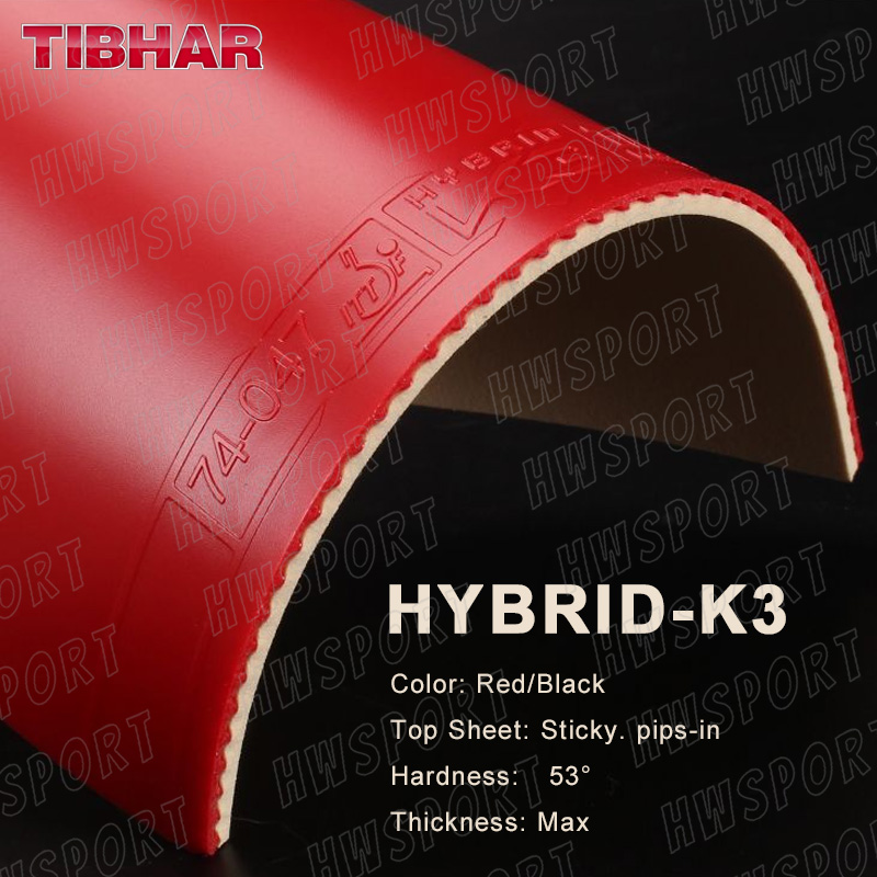 TIBHAR HYBRID K3 탁구 고무 독일에서 만든 - Table Tennis Hybrid Rubbers 리뷰 및 가격