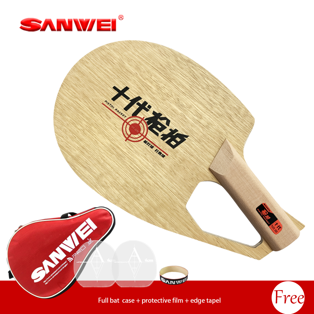 오리지널 SANWEI 특허받은 권총형 라켓 쉐이크핸드  - Table Tennis Usa 리뷰 및 가격