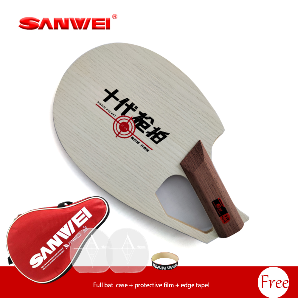 오리지널 SANWEI 특허받은 권총형 라켓 쉐이크핸드  - Table Tennis Usa 리뷰 및 가격