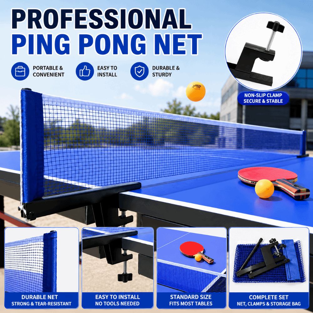 표준 탁구 네트 접이식 포스트 두꺼운 핑퐁 네트 조절  - Table Tennis Post 리뷰 및 가격