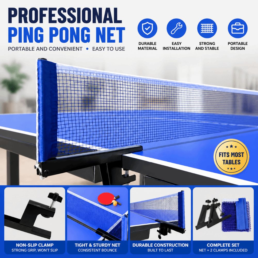 표준 탁구 네트 조절 가능한 클램프 접이식 포스트 핑퐁 - Table Tennis Post 리뷰 및 가격