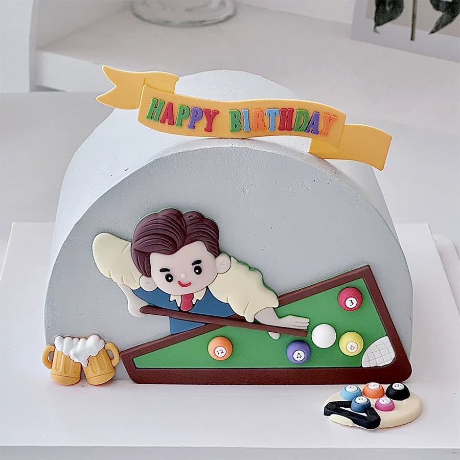 당구 케이크 생일 장식, 해피 어버이날 생일 맥주 아빠 - Table Tennis Market 리뷰 및 가격