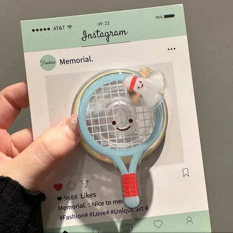 귀여운 탁구 라켓 회전식 자석 스탠드 범용 휴대폰 거치 - Table Tennis Market 리뷰 및 가격