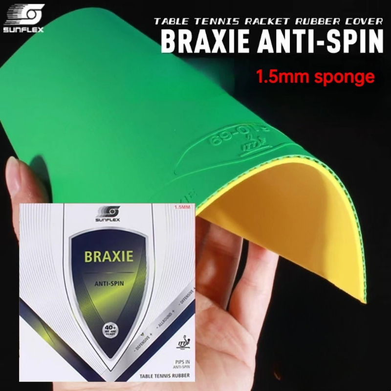 SUNFLEX BRAXIE 안티스핀 ITTF 승인 탁구 - Table Tennis Rubber Anti Spin 리뷰 및 가격