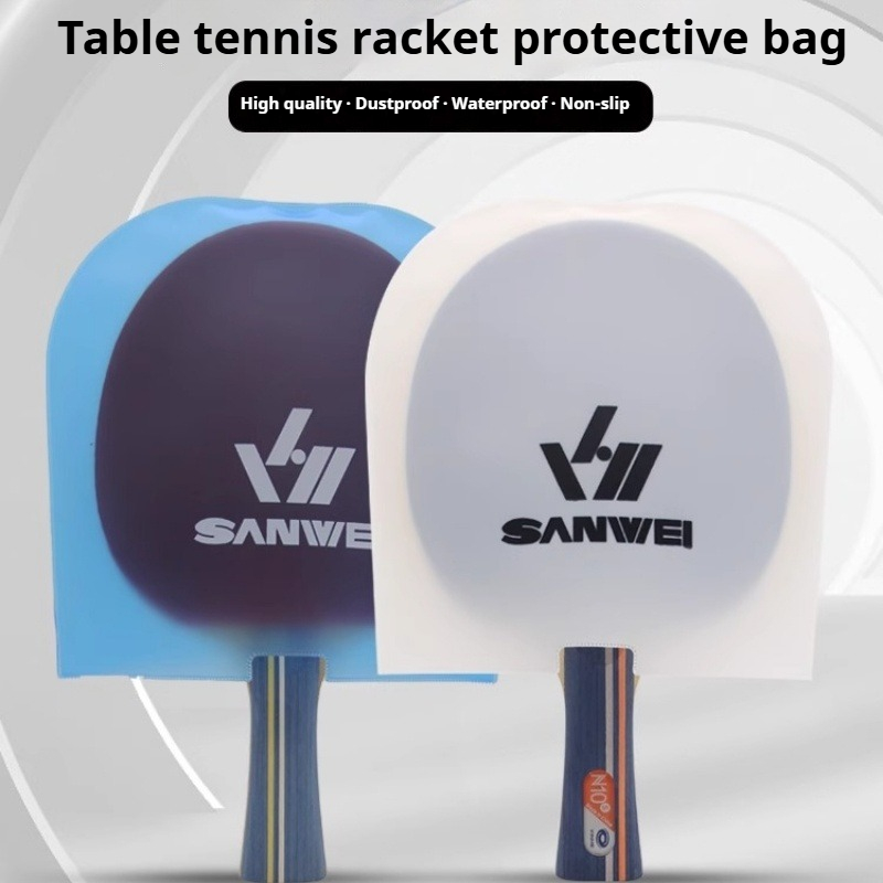 2PCS 탁구 라켓 커버 재사용 가능한 방진 양면 탁구 - Table Tennis Post 리뷰 및 가격